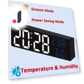 Smart LED Electronic Wall Clock — Clocks, Seahorse Home