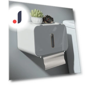 Smart Wall-Mounted Paper Storage Box — Toilet Paper Holders, Home Furnishing Department Mall