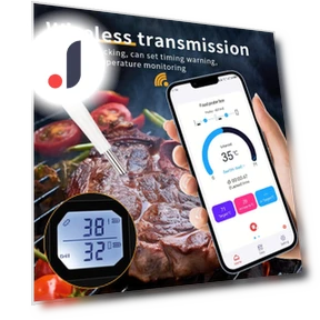 Smart Wireless BBQ Thermometer — Grill Thermometers, Home Of Auto Parts