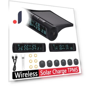 Solar Car Tire Pressure Monitor — TPMS Sensor Replacements, Simplistic Living Home