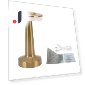 Vintage Metal USB Rechargeable Touch Desk Lamp — Desk & Table Lighting, GoolRC