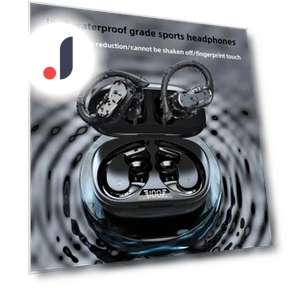Waterproof Noise Cancelling Bluetooth Headset — Audio Gear, QUEED