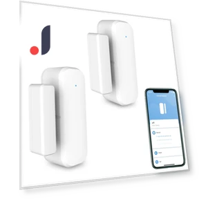 Window Door Sensor with Battery — Smart Home Security, Tuya