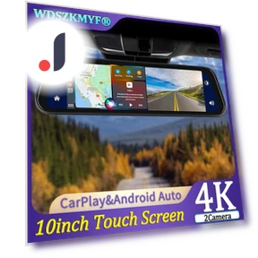 10-inch Touchscreen Car Mirror Dash Cam — Dashboard Cameras, Auto Accessories Home