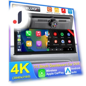 11.3-inch 4K Dash Cam with Wireless Carplay and Android Auto — Dashboard Cameras, Auto Accessories Home