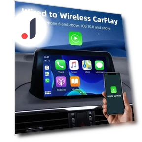 2-in-1 Wired and Wireless CarPlay and Android Auto AI Box Dongle — Phone Accessories, Auto Launcher