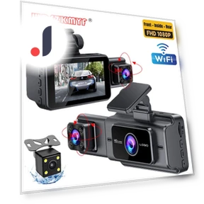 3 Channel Car Dash Cam — Dashboard Cameras, Auto Accessories Home