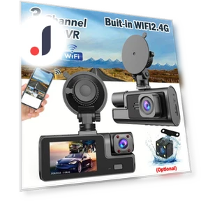 3-Channel WIFI Dash Cam — Dashboard Cameras, Auto Accessories Home