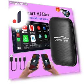 4 in 1 Carplay Box Android Auto Wireless Adapter — Stereo Receivers, Auto Accessories Home