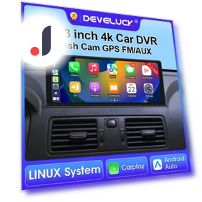 4K Wireless Carplay Android Auto AI Screen Dash Cam — Rearview Cameras for Cars, Auto Accessories Home