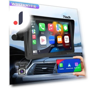 7-inch Car Radio with Wireless CarPlay & Android Auto — Stereo Receivers, Auto Accessories Home