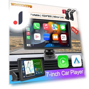 7-inch Portable Car Monitor — Stereo Receivers, Auto Accessories Home