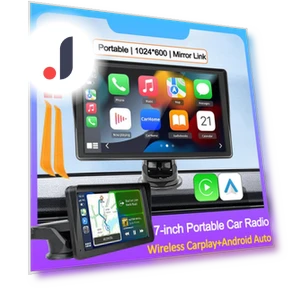 7-inch Portable Touchscreen Multimedia Video Player — Stereo Receivers, Auto Accessories Home