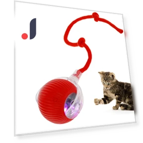 Automatic Rolling Pet Toy with USB Recharge — Cat Playthings, World Auto Parts