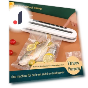 Compact Automatic Vacuum Sealer — Vacuum Bags, Perfect choice for your home
