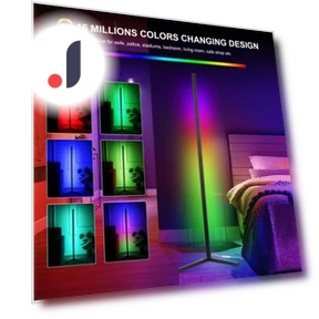 Connected RGB Floor Lamp with Controller — Standing Lights, Neoglint