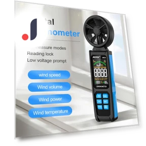 Digital Anemometer — Wind Speed Gauges, DC-HOME-4