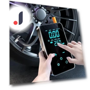 Digital Intelligent Portable Touch Car Tire Pump — Tire Inflation Solutions, Cars Auto Home