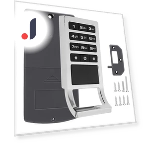 Digital Touch Screen Lock with Keypad — Padlocks & Hasps, Meterk