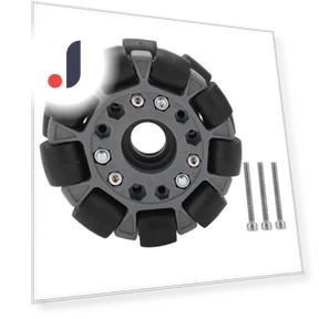 Double Plastic Omnidirectional Wheel — Robotic Enhancements, TOMTOP JMS