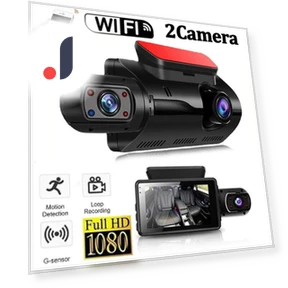 Dual Lens Car Dash Cam — Dashboard Cameras, Auto Accessories Home