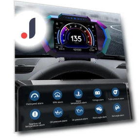 Dual System OBD+GPS HUD P24 OBDII Smart Digital Speedometer — Car Accessories & Gadgets, Auto Accessories Home