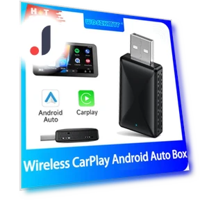 Mini 2-in-1 Wired Wireless Universal USB CarPlay Android Auto Adapter — Phone Accessories, Auto Accessories Home