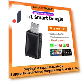 Mini 2 in 1 Wireless CarPlay and Android Auto Adapter — Phone Accessories, Auto Accessories Home