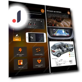 MP5 Player with Wireless CarPlay and Android Auto — Stereo Receivers, Auto Launcher