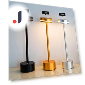 Retro LED Rechargeable Touch Desk Lamp — Desk & Table Lighting, World Auto Parts
