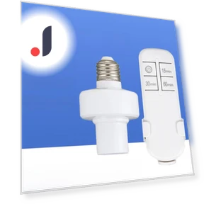 Screw-in E27 Socket with Wireless Remote Control and Timer Function — Smart Home Modules, Smarter than future