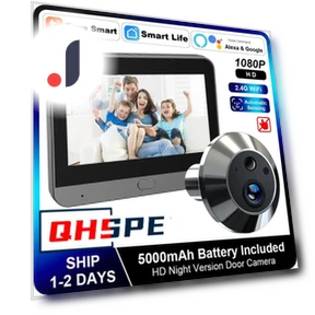 Smart 1080P WiFi Door Camera — Smart Home Security, JOHO - CarGear
