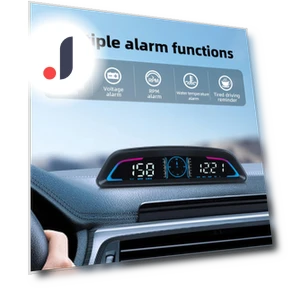 Smart Car HUD Digital Speedometer — Clock, Auto Accessories Home