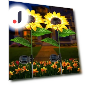 Smart Solar Sunflower Garden Lights — Garden Illumination, JOHO - CarGear