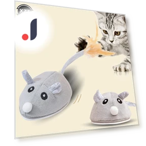 Smart USB Wireless Electronic Plush Rat Toy — Interactive Animal Companions, DC-HOME-3