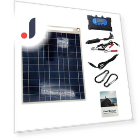 Solar Panel with Charge Controller — Solar & Wind Power, Topmartbuy