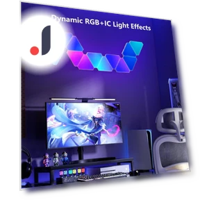 Triangular Quantum LED Lamp — Creative Lighting Solutions, Auto Accessories Home