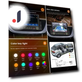 Universal 1Din Head Unit with 6.2" Touchscreen — Stereo Receivers, Auto Launcher