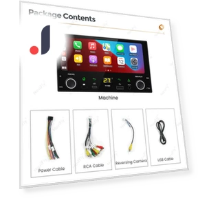 Universal 6.86-inch HD Touchscreen CarPlay Auto 2 Din Multimedia Video Player — Navigation & GPS Accessories, Auto Launcher