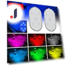 USB Touch Sensor LED Car Interior Light — Light Kit, Auto Accessories Home