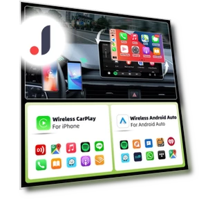 Wireless CarPlay Adapter 2-in-1 for Apple iPhone and Android — Phone Accessories, Auto Launcher