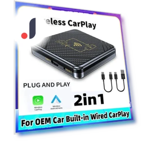 Wireless CarPlay & Android Auto Adapter — Stereo Receivers, JOHO
