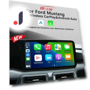 Wireless CarPlay and Android Auto Center Control Screen — Stereo Receivers, Auto Launcher