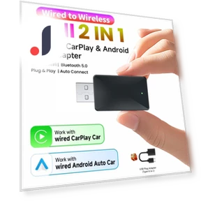Wireless CarPlay Android Auto Adapter — Phone Accessories, Auto Accessories Home