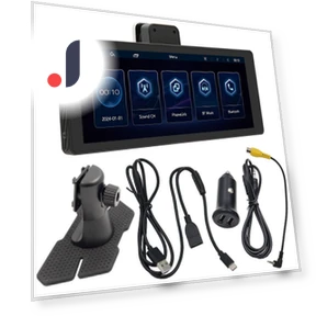Wireless CarPlay Android Auto Player with HD Display — Stereo Receivers, Auto Launcher