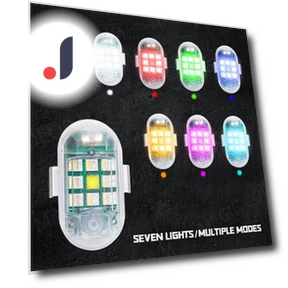 Wireless LED Strobe Warning Light — Vehicle Safety Signals, Cars Auto Home