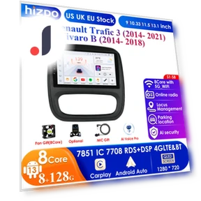 4G AI Voice Android Auto Radio — Navigation & GPS Accessories, Hizpo
