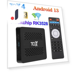 Android 13 Smart TV Box — Streaming Devices, Blackin
