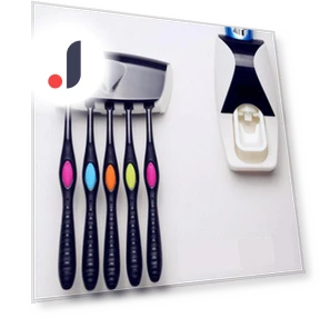 Automatic Toothpaste Dispenser and Toothbrush Holder — Toothbrush Holders, AI Supermarket