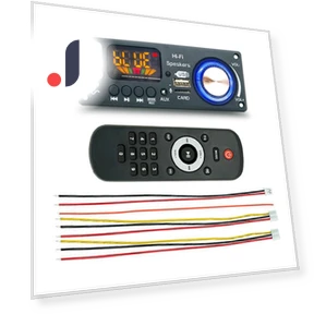 Bluetooth Module with MP3 Decoder and Car Audio Amplifier — Wireless Audio Transmitters, AI Supermarket